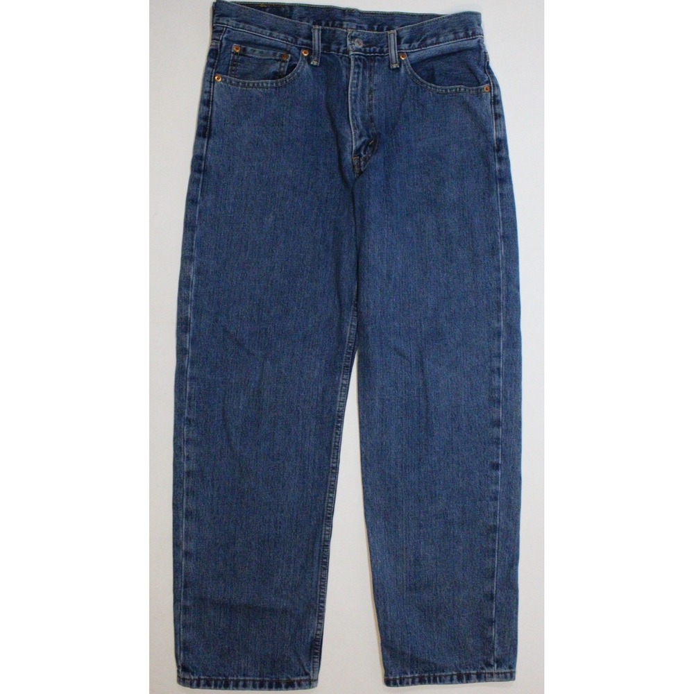 Levi's 550 Men's Jeans Size 32x30 Blue Denim Relaxed Fit Levi Pants